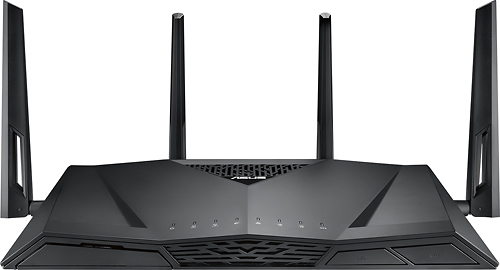 ASUS - AC3100 Dual-Band Wi-Fi Router - Black