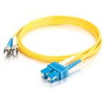 Alt View Standard 20. C2G - Fiber Optic Duplex Cable - Yellow.