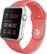 Angle. Apple - Geek Squad Certified Refurbished Apple Watch™ Sport 42mm Silver Aluminum Case - Pink Sports Band.