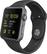 Angle. Apple - Apple - Geek Squad Certified Refurbished Apple Watch Sport (first-generation) 42mm Space Gray Aluminum Case - Space Gray Sports Band - Space Gray Sports Band.