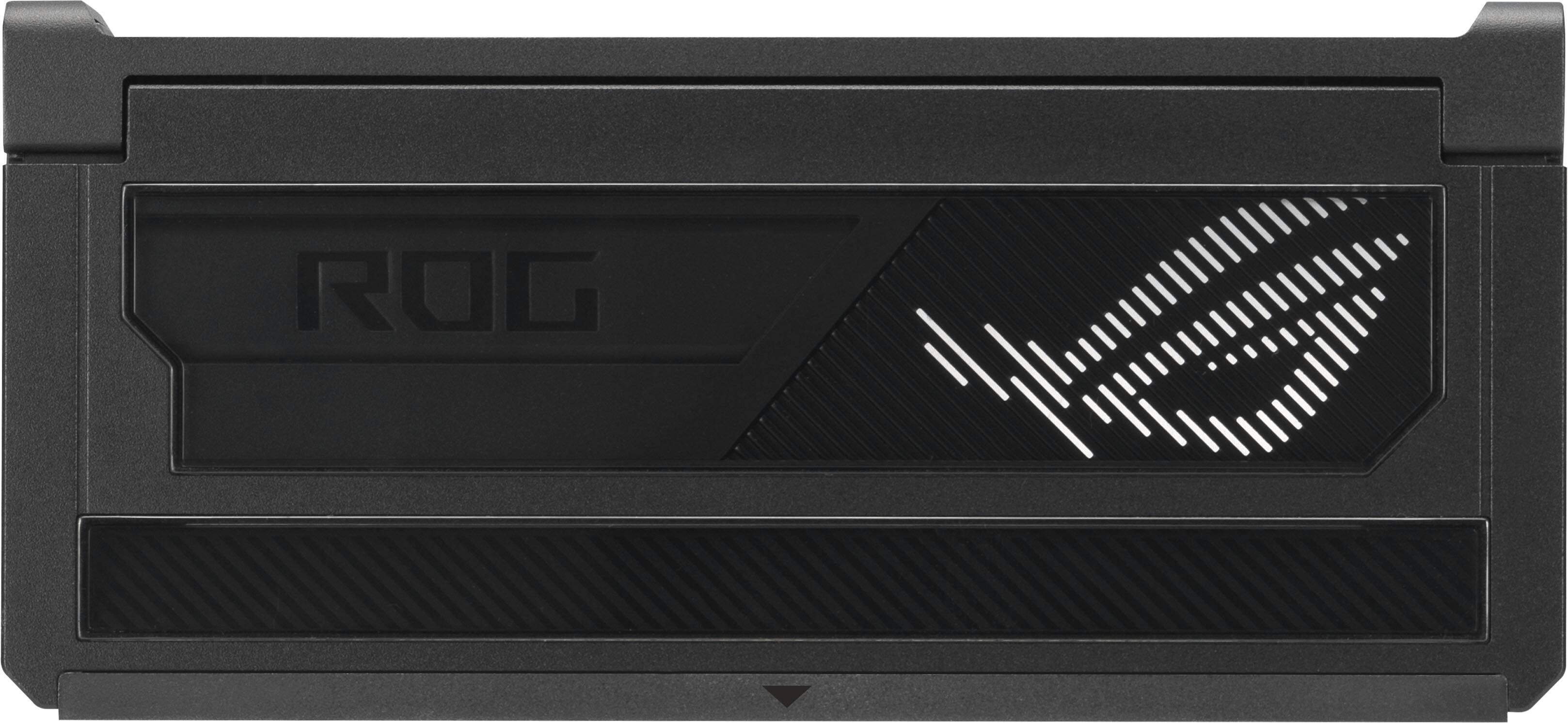 Angle. ASUS - ROG Bulwark 7-in-1 Charging Dock for ROG Xbox Ally (HDMI 2.1, USB-A 3.2, USB-C 3.2) - Black.