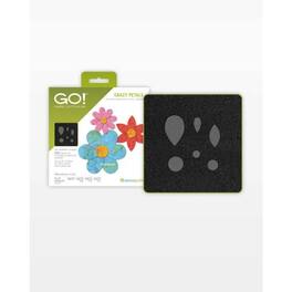 AccuQuilt - GO! Crazy Petals Fabric Die – Multiple Flower Shapes for Quilts, Pillows & Table Runners - Multi