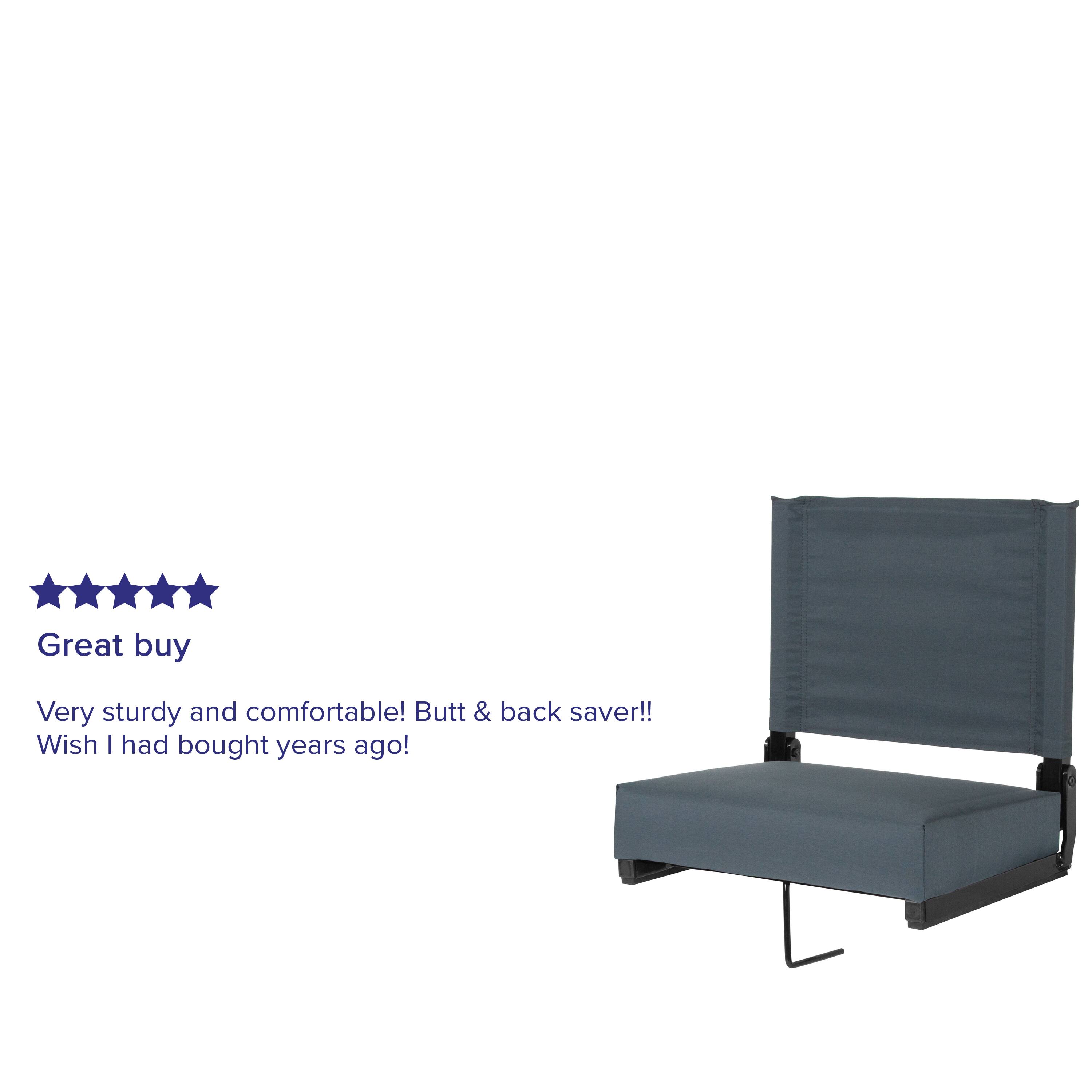 Great buy

Very sturdy and comfortable! Butt & back saver!! Wish I had bought years ago!