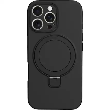 Front. SaharaCase - Venture Series Silicone Case with MagSafe for Apple iPhone 16 Pro Max - Scorpion Black.