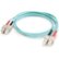 Alt View Standard 20. C2G - Fiber Optic Duplex Patch Cable - Aqua.