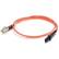Alt View Standard 20. C2G - Fiber Optic Duplex Multimode Patch Cable with Clips - Orange.
