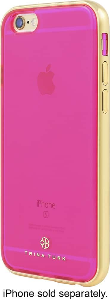 Trina Turk Hard Shell Case For Apple Iphone 6 And 6s Pink Gold Ttrk Iph 028 Trpnkg Best Buy