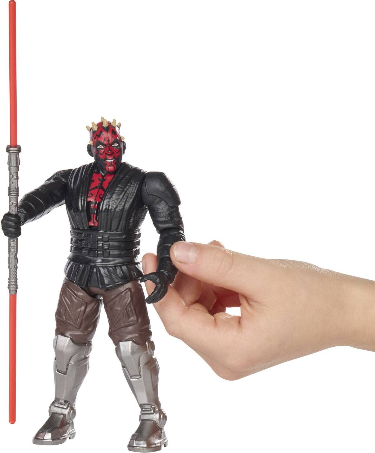 Alt View 3. Hasbro - Star Wars - Action FX - Darth Maul Action Figure with Sound   - COLLECTIBLES - Multicolor.