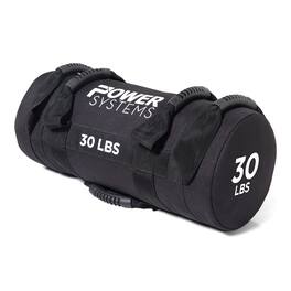 Power Systems - VersaFit Sand Log 30 lb Weighted Bag Workouts with Durable Handles - Black
