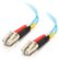 Alt View Standard 20. C2G - 10Gb Fiber Optic Duplex Patch Cable - Plenum-Rated - Aqua.