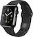 Angle. Apple - Apple - Apple Watch (first-generation) 38mm Space Black Stainless Steel Case - Black Sport Band - Black Sport Band.
