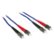 Alt View Standard 20. C2G - Fiber Optic Duplex Patch Cable - Blue.