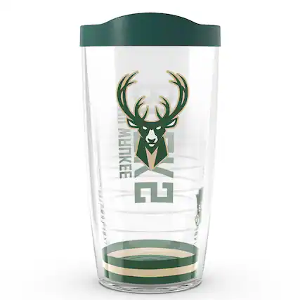 Front. Tervis - Milwaukee Bucks 16oz. Arctic Classic Tumbler - Multicolor.