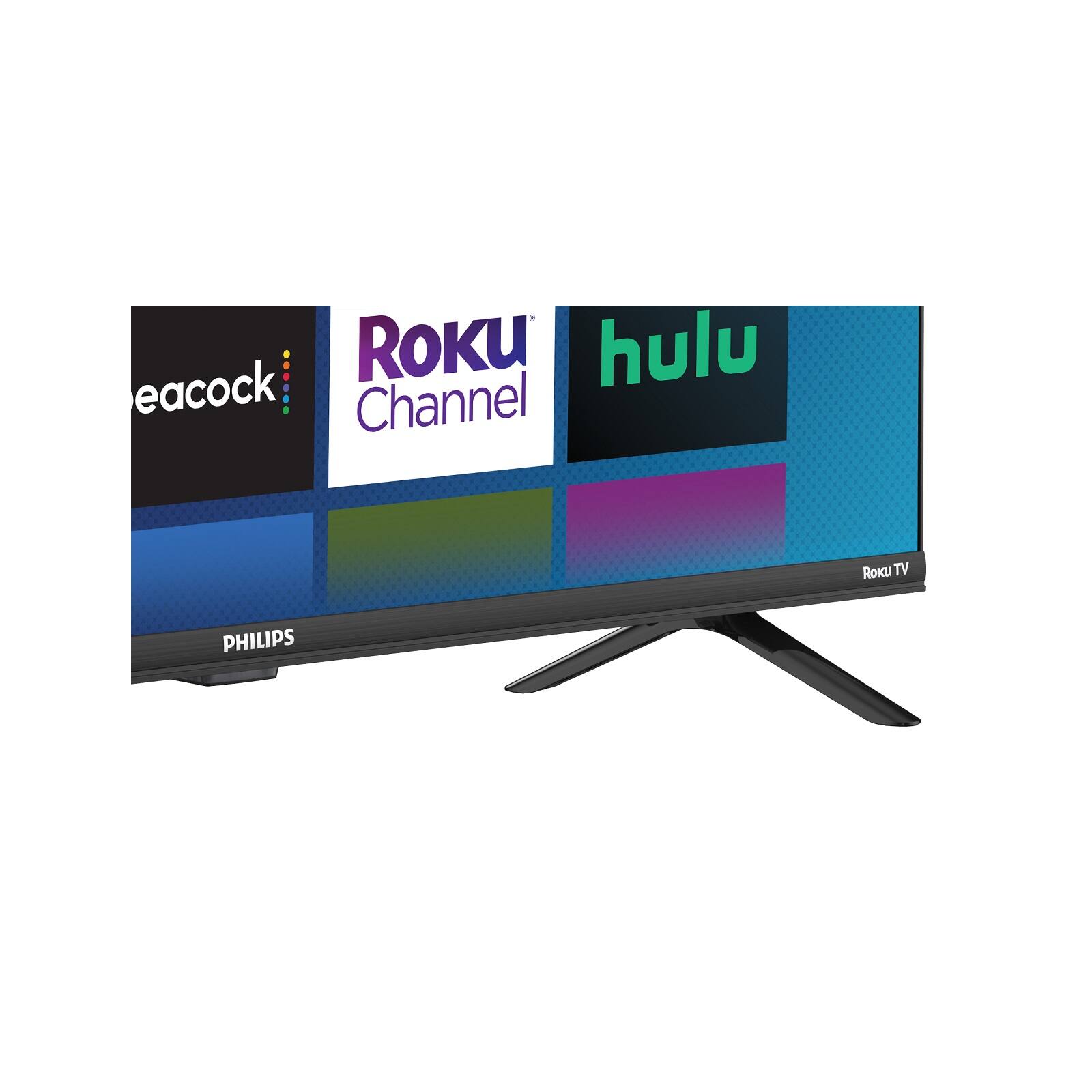 Roku Channel, Hulu, eacock, Philips, Roku TV