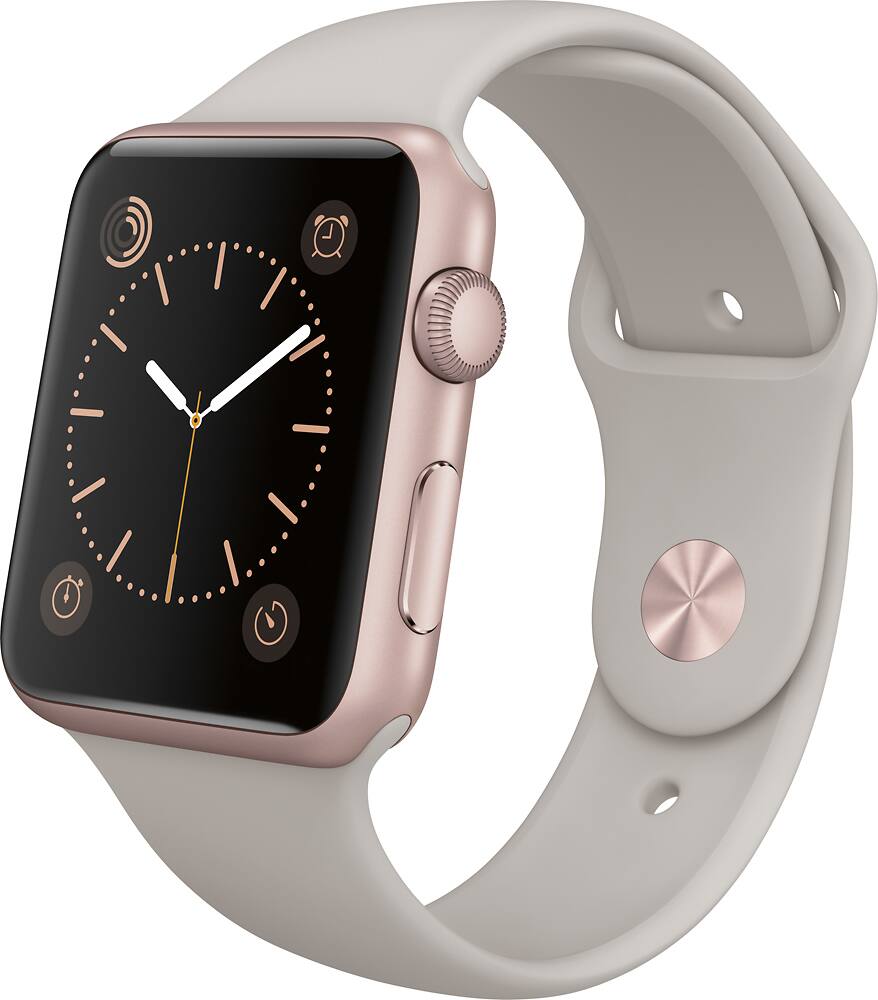 Stainless Steel White Apple Watch With Rose Gold Band Apple Watch