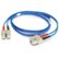Alt View Standard 20. C2G - Fiber Optic Duplex Cable - Blue.