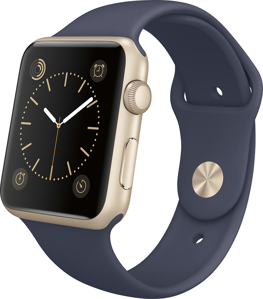 Apple Apple Watch Sport (first-generation) 42mm Gold - Best Buy