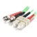 Alt View Standard 20. C2G - Fiber Optic Duplex Patch Cable - Green.