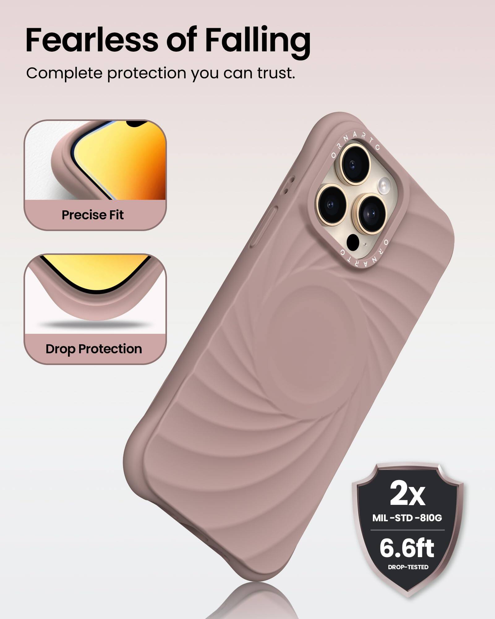 Ornarto Vortuxe for iPhone 14 Pro Max Case 6.7