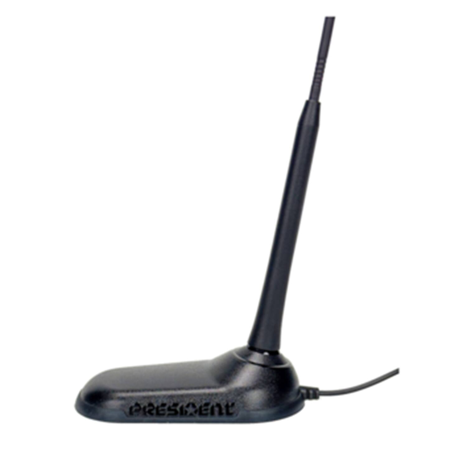 Alt View 2. PRESIDENT - CB Radio Starter Kit TED FCC 40-Channel 12-Volt AM/FM with Magnet-Mount Antenna Virginia-F - Black.