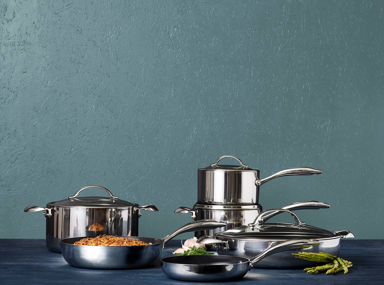 Alt View 2. Scanpan - HaptIQ 2.75 Qt. Covered Saute Pan - Black.