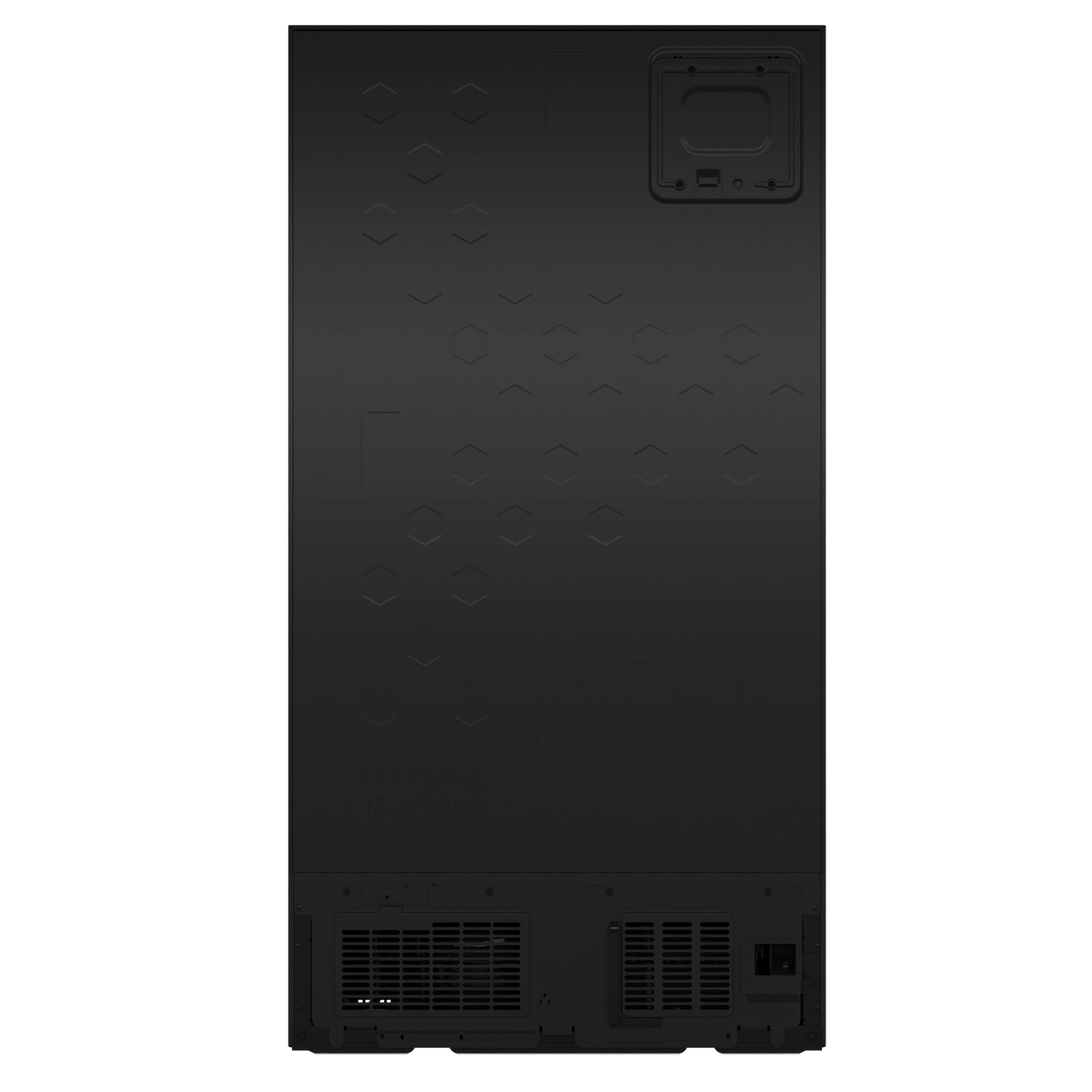 Alt View 32. GE - 36 in. Wide 27.9 Cu. Ft. Side-By-Side Refrigerator with Extra Tall Dispenser and In-Door Icemaker - Black.