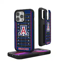Keyscaper - NCAA - Arizona Wildcats Field iPhone Rugged Case - 15 - Multicolor