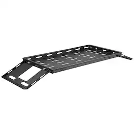 VEVOR - Rear Trunk Cargo Rack, for 2007-2024 Jeep Wrangler JK,300 lbs Capacity,Carbon Steel Basket Tray Interior Storage Luggage - Black