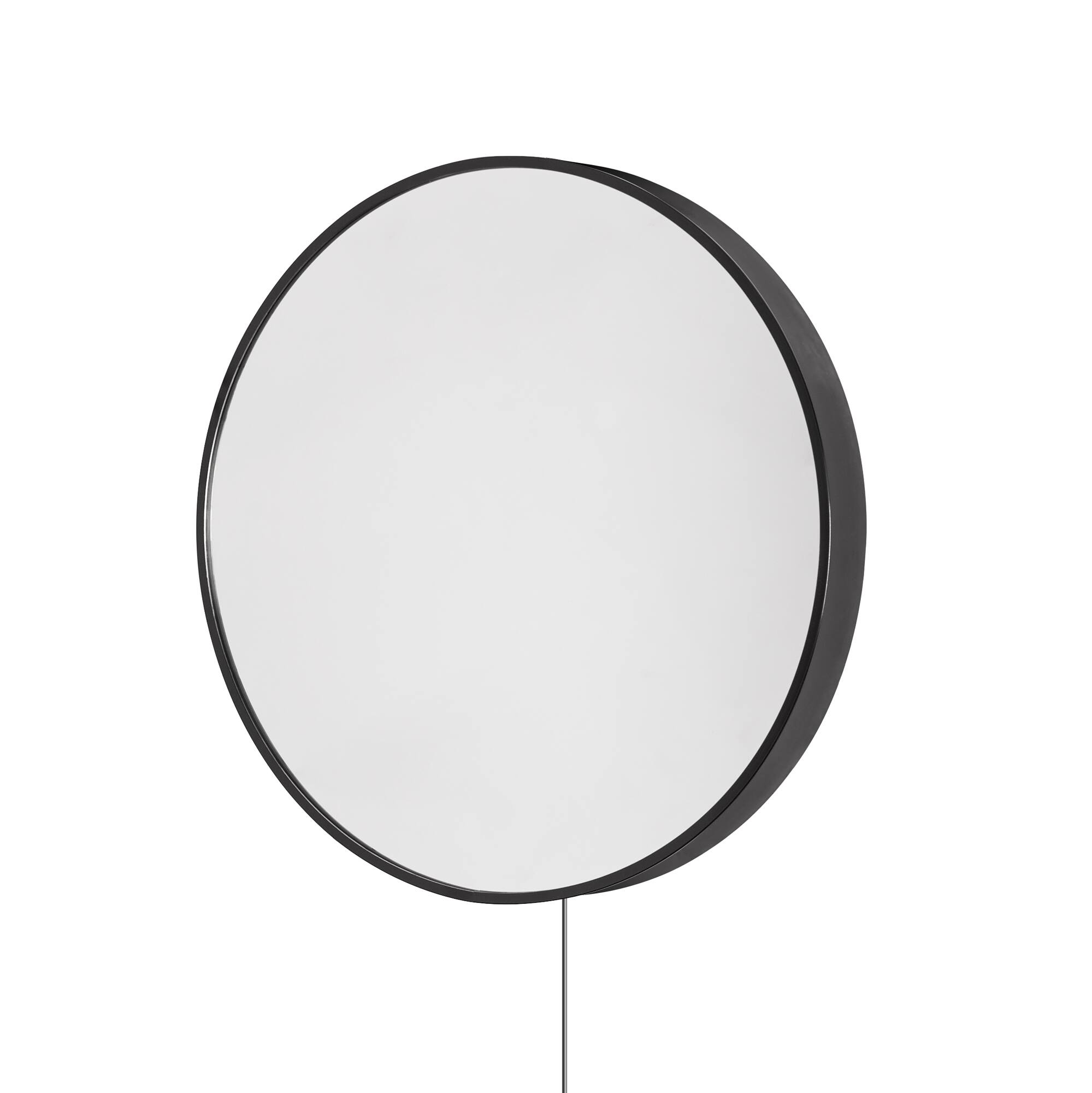 Back. Lamp Depot - DIY 3D Hologram Projection Decoration with Wall Mirror - Silver, Black.