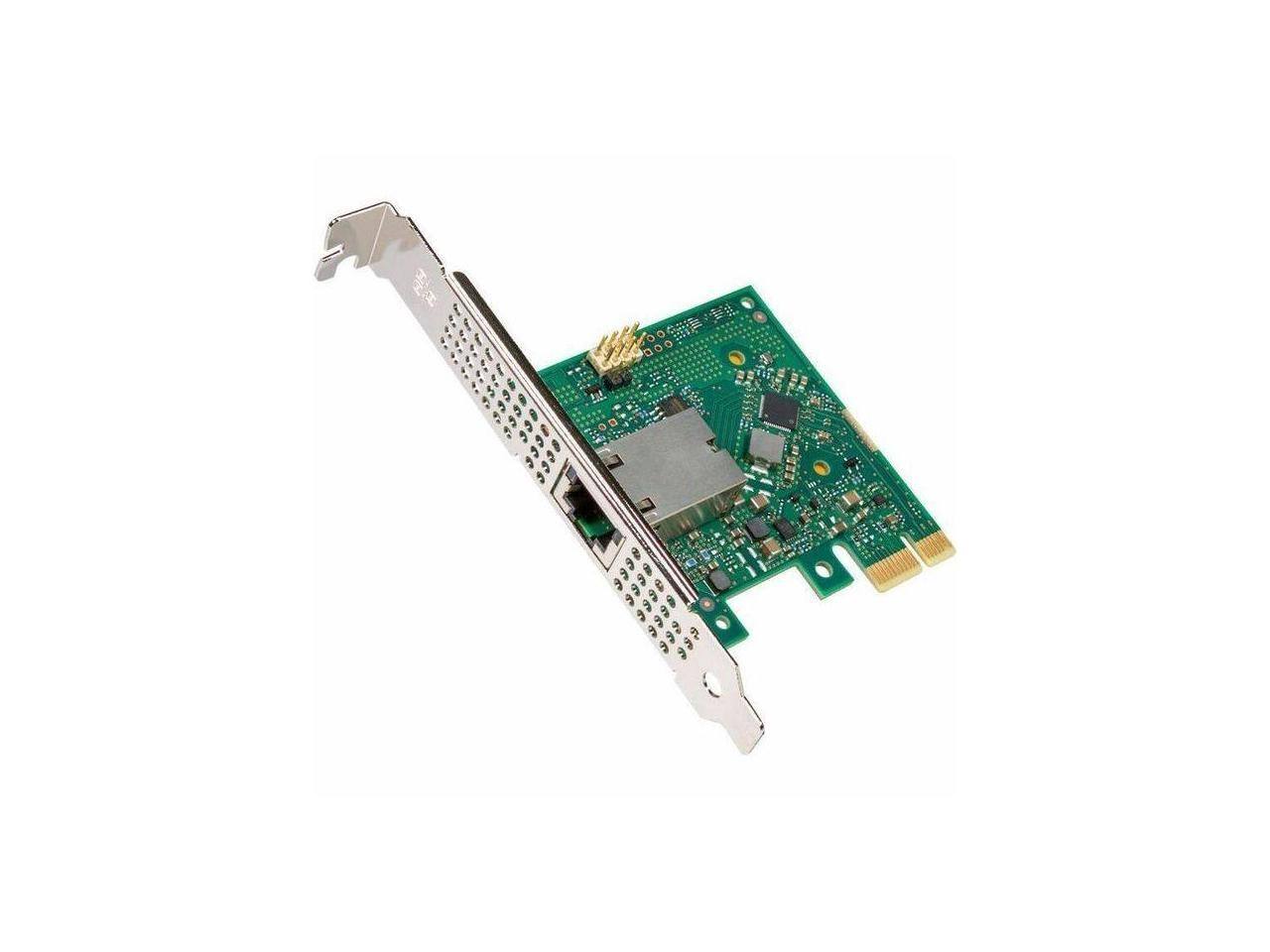 Front. Intel - Intel Single Port RJ45 2.5/1GbE Ethernet Network Adapter I226-T1 - Black.
