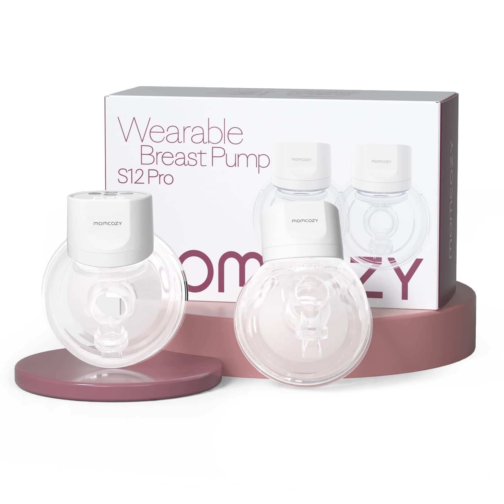 Momcozy - BP058-WH00BA S12 Pro Wearable Hands-Free Breast Pump, DoubleFit Flange, 3 Modes, 9 Levels Double Electric Pump - White price history on PriceWatchPro