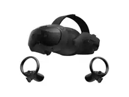 HTC - Vive Focus Vision — Mixed Reality and PC VR Headset + Controllers — Business Edition - Black
