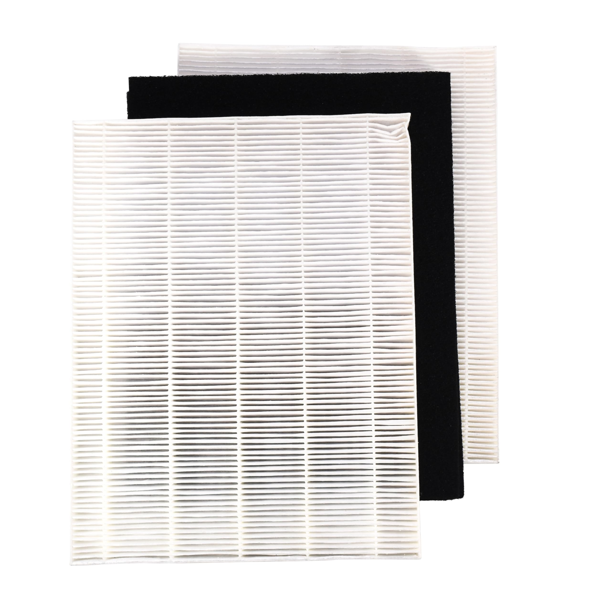 Alt View 3. HQRP - HEPA Filter Kit for Fellowes AeraMax 200 - Replaces 9287101, 2 HEPA H13 + 4 Carbon Prefilters.