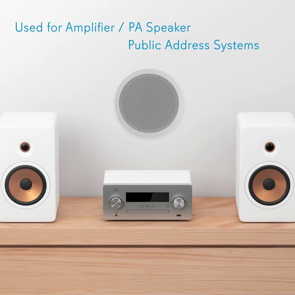 Used for Amplifier / PA Speaker  
Public Address Systems