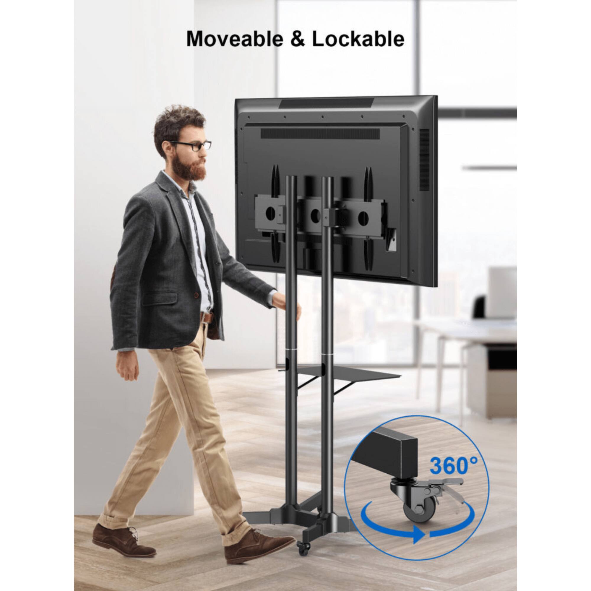 Moveable & Lockable 360°