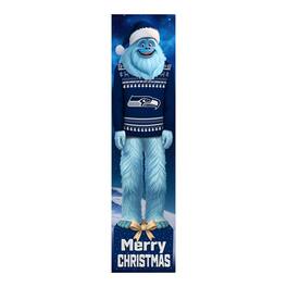 Fan Creations - Seattle Seahawks 48" Yeti Christmas Leaner - Multicolor