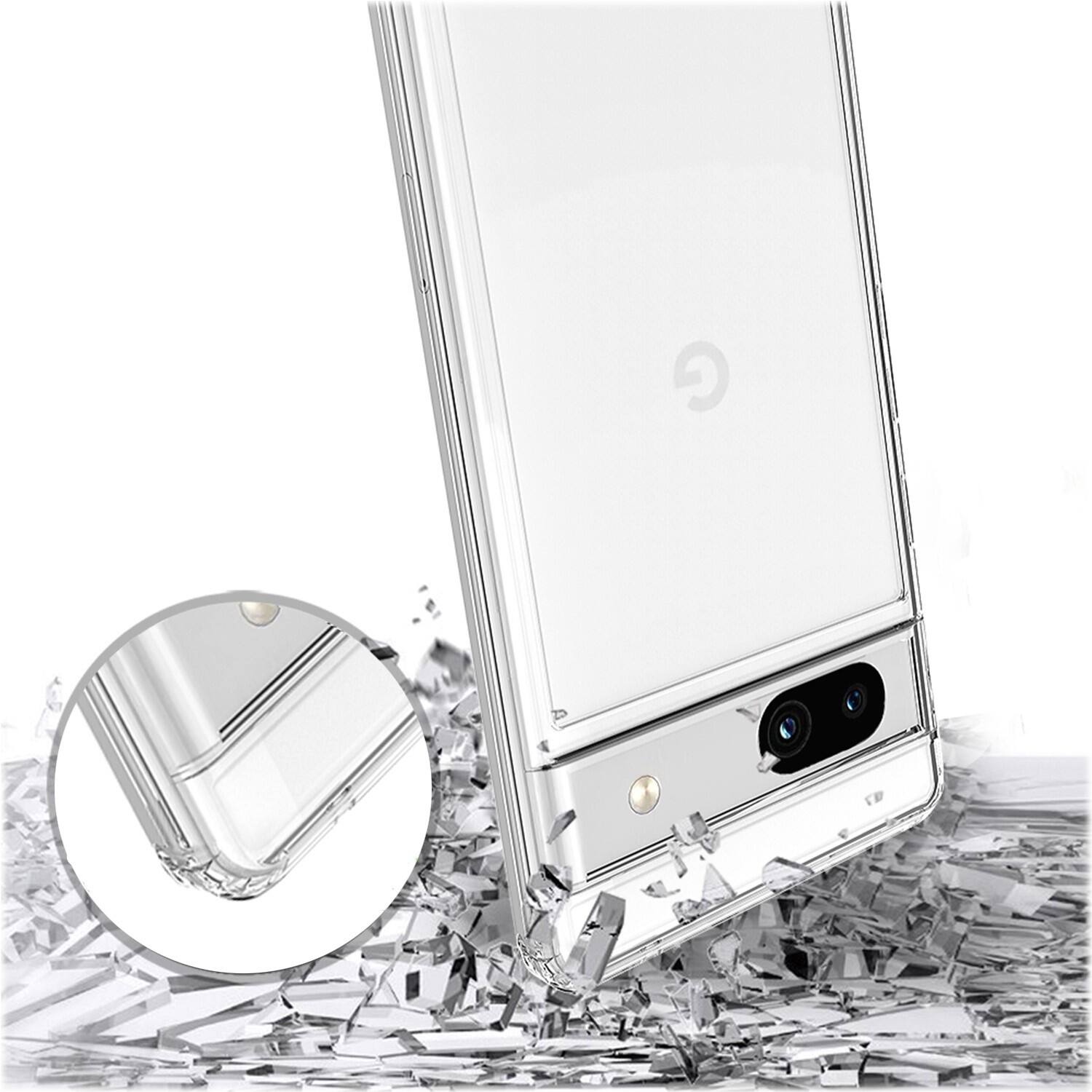 Alt View 16. SaharaCase - Hybrid-Flex Hard Shell Series Case for Google Pixel 7a - Clear.