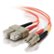 Alt View Standard 20. C2G - Fiber Optic Duplex Cable - Plenum-Rated - Orange.