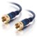 Alt View Standard 20. C2G - Velocity Mini-Coax F-Type Cable - Blue.