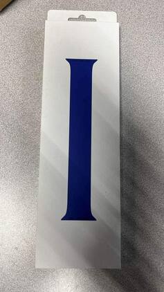 Apple - Watch Band Solo Loop 42Mm OLDER SERIES 1 / 2 / 3 MY6H3AM/A Sz 4 - Ultramarine