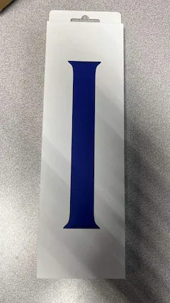 Front. Apple - Apple Watch Band Solo Loop 42Mm Ultramarine OLDER SERIES 1 / 2 / 3 MY6F3AM/A Sz 2 - Ultramarine.