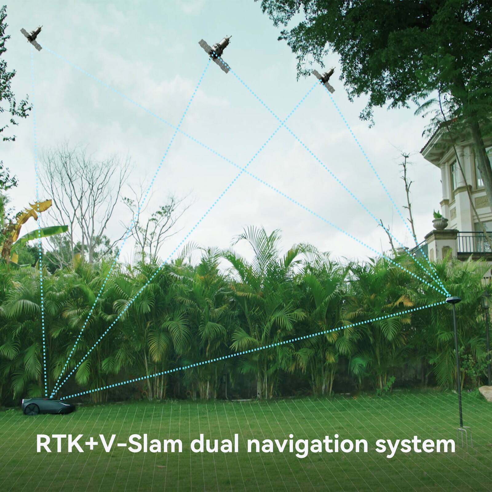 RTK+V-Slam dual navigation system