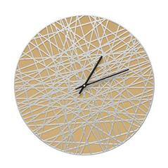 Front. Whitehall - Whitehall 16 inch Banded Clock (Cur/Silver) - Silver.