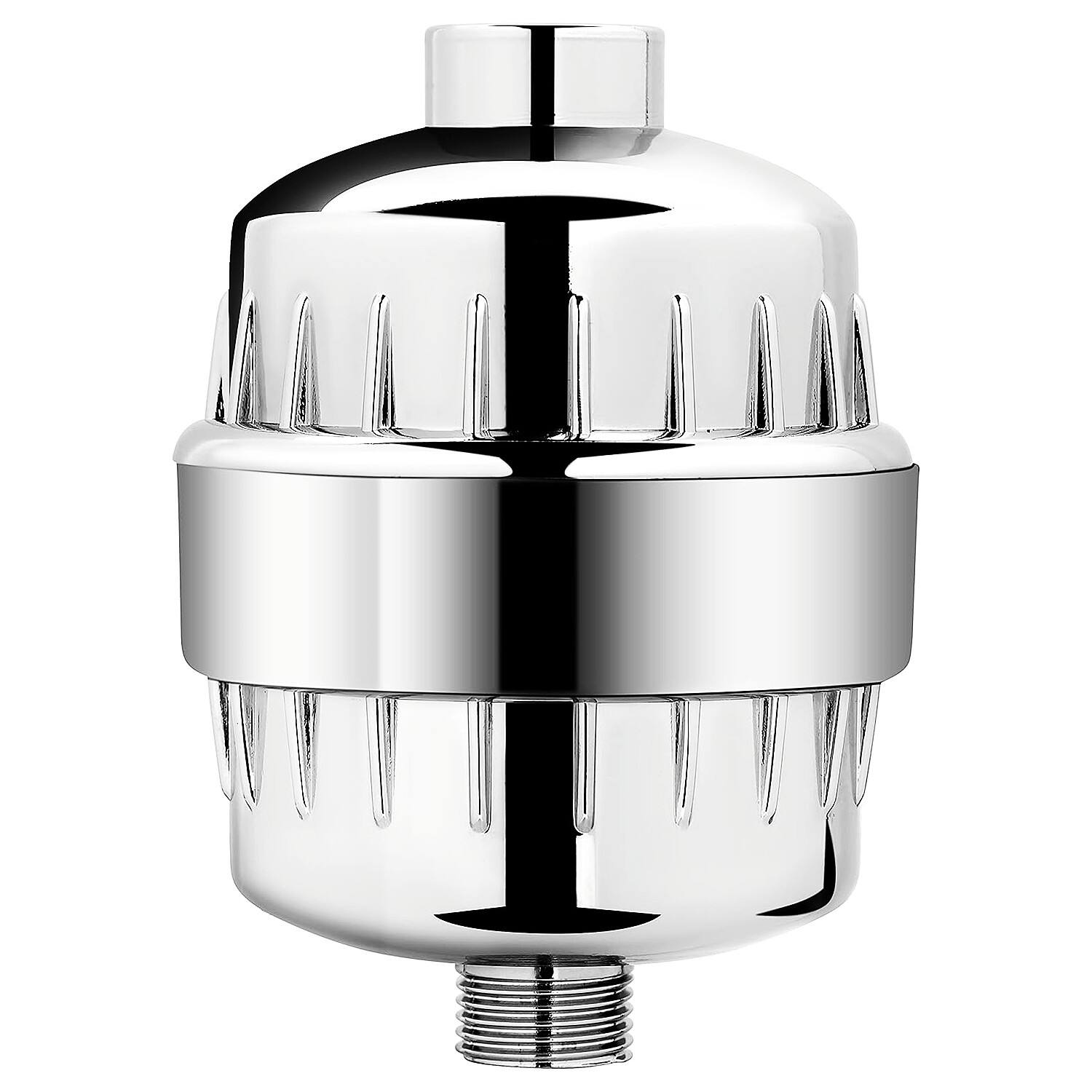 Front. Giantpower - High Output Universal Shower Filter - Sliver.