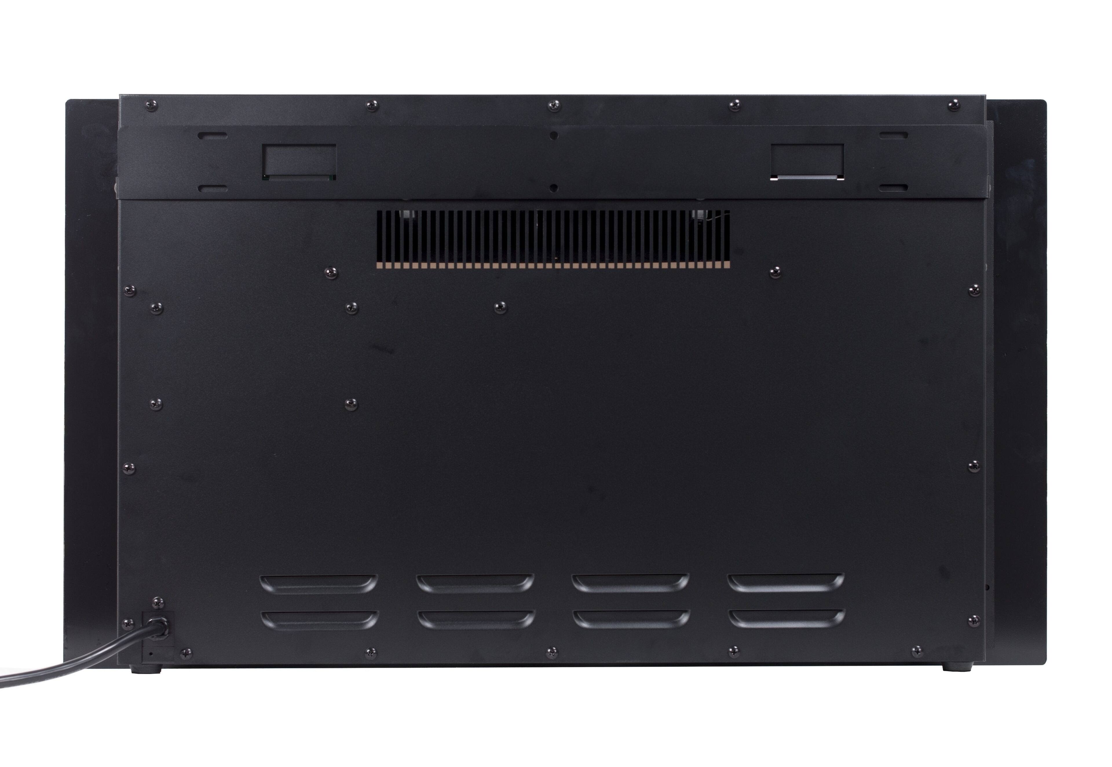 Alt View 8. Touchstone Home Products - 28 in. Wall Mounted Recessed Sideline Smart Electric Fireplace 1300W - Black.