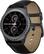 Left. Samsung - Gear S2 Classic Smartwatch 40mm Stainless Steel - Black Leather.