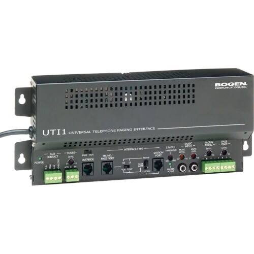 Front Standard. Bogen - Universal Telephone Interface.