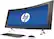 Left. HP - ENVY 34" Curved All-In-One - Intel Core i5 - 12GB Memory - 1TB Hard Drive - Silver.