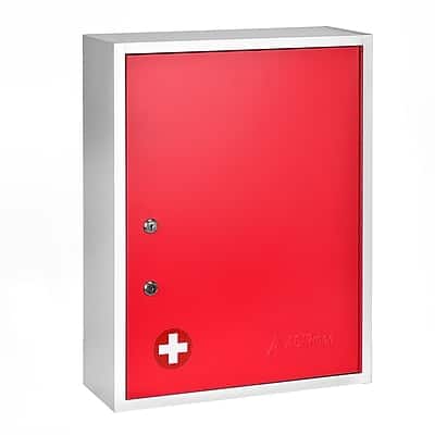 Viva Comfort - Steel Medical Storage Cabinet with Dual Key Lock, 1.1 cu. ft., Red (999-04-RED)