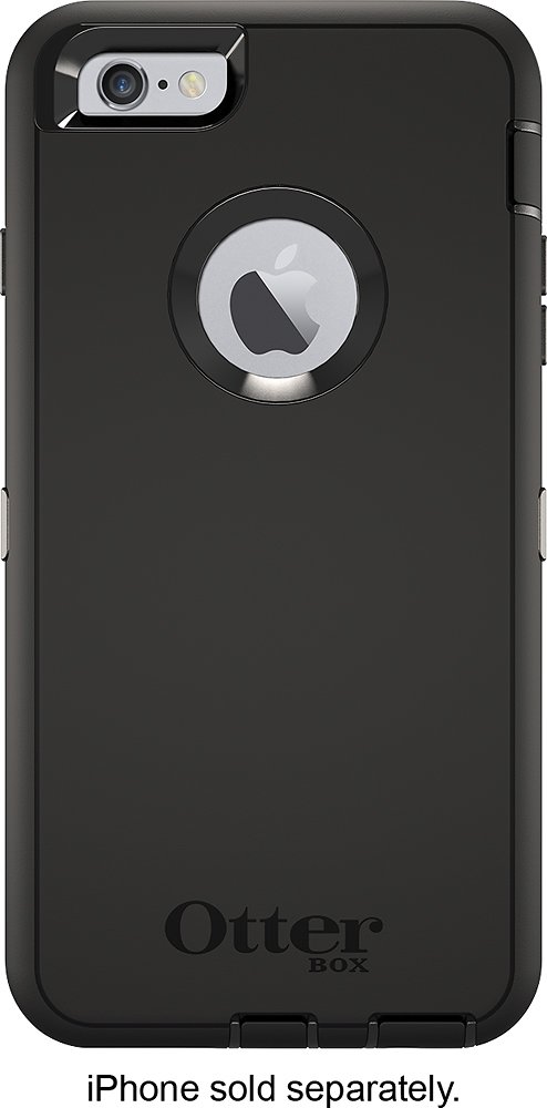 defender series case for apple iphone 6 plus and 6s plus - black